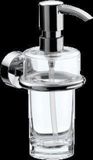 Emco Rondo 2 Zeepdispenser Kristal Helder Glas Chroom