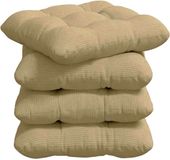 vidaXL Zitkussens 4 stuks Corduroy stof Grijs Groen 40 x 40 cm
