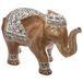 Atmosphera Olifanten dierenbeeldje/woondecoratie bruin - 37 x 16 x 25 cm