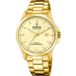 Festina F20044/4 Heren Polshorloge Goudkleurig Staal Analoog Saffierglas Waterdicht 10 ATM