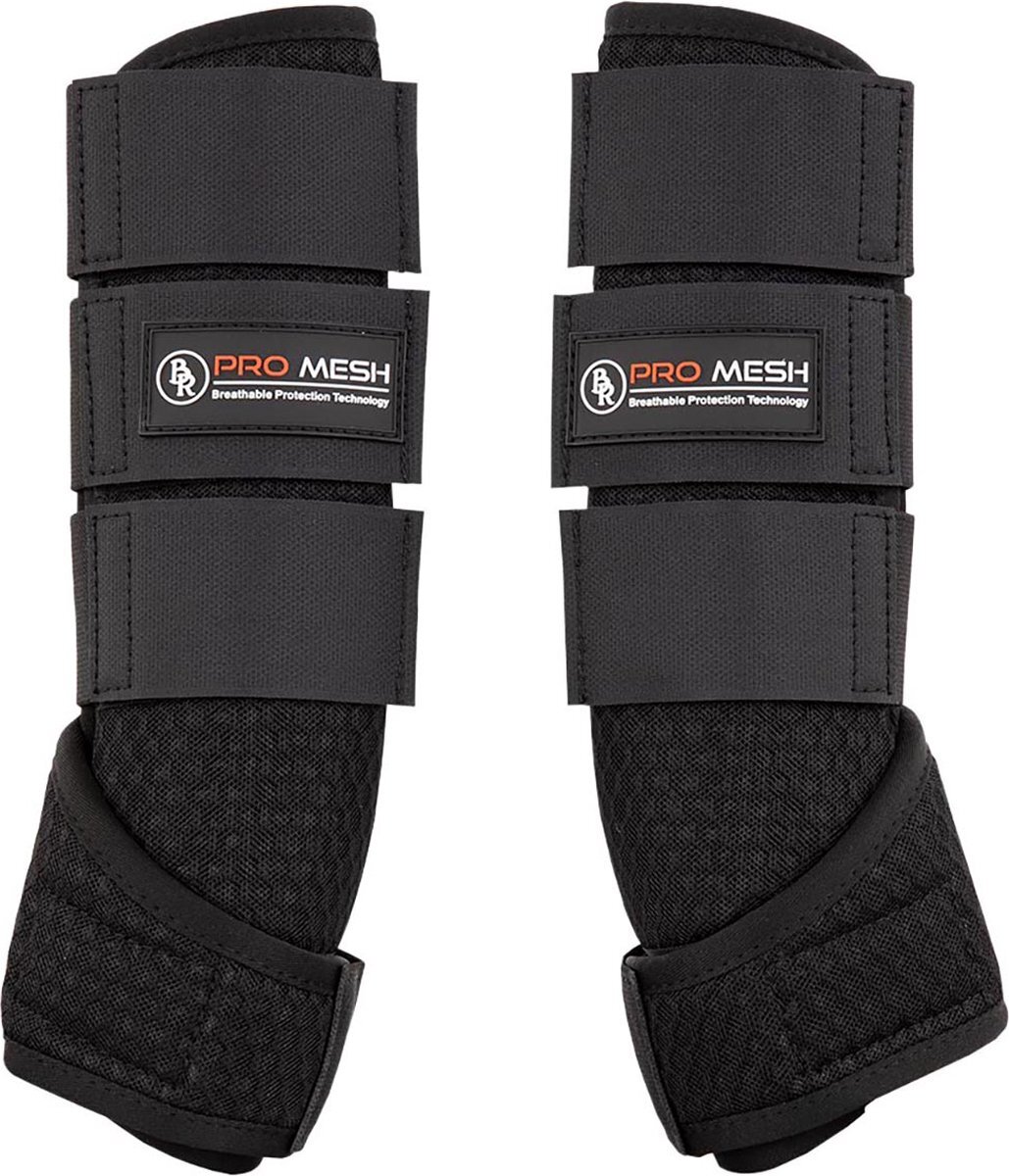 Bieman Beenbeschermers Pro Mesh Flex - Black - m zwart