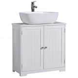 Bath Vida Priano Wastafelonderkast voor badkamer, staande kast, wastafelonderkast, wit, 60 x 60 x 30 cm