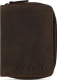 Bugatti Luca Portemonnee Leer 9 cm - Dames - Staand formaat - donkerbruin