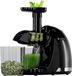 KitchenBrothers Slowjuicer - Zwart - 700ml - BPA-vrij - Groenten & Fruit - 1 Snelheid