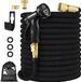 Flexible water hose 75 m black