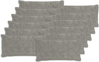 vidaXL - Kussensloop - 12 stuks - Lichtgrijs - 40 x 80 cm