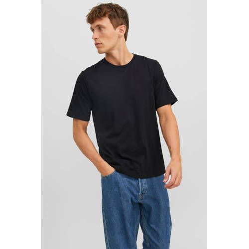 JACK & JONES T-shirt JACUNDER (set van 3) zwart