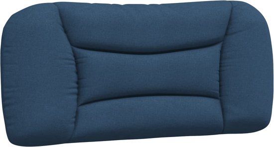 vidaXL Hoofdbordkussen - "Hvar" - 90 cm - Stof - Blauw