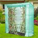 Lendo Online Tomatenkas met PE waterdichte hoes 198x78x200cm staal groen