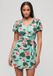 Superdry Mini-wikkeljurk met print Dames Luna Rose Mint