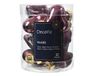 Decoris Hart glas l2b4.5h4 cm d.mv 12st kerst