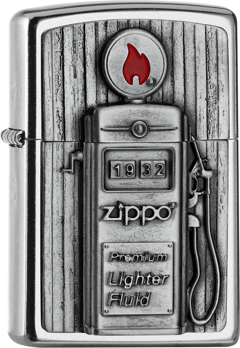 Zippo 207 Gas Pomp Embleem 3D