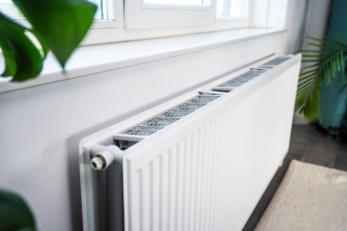 Climatebooster Prillo Radiatorventilator - 50cm radiator - - wit - 70mm fans - 4 fans - professionele radiatorventilator - warmtepomp-ready - méér dan 20% lagere gasrekening