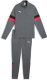 Puma individualRISE Tracksuit Jr Unisex Polyester Flat Medium Gray-PUMA White-Ultra Red Maat 140