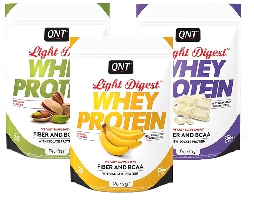 Qnt Purity Line Light Digest Whey Protein - 500 gram - Sweet Popcorn