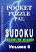 Sudoku Puzzle Book for Adults Pocket Size: Pocket Puzzle Pal, Volume 8, Medium-Hard, Puzzles with Solutions, Large 9x9 Puzzle Grids, Adults, Seniors, Teens, Math Games, Mental Stimulation