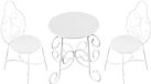 OEM JHubers Goods Miniature Tuintafel en Stoelset voor Fairy Garden - Miniaturen Meubels - Decoratieve Accessoires