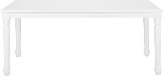 Beliani CARY Eettafel - Wit - 180 x 90 cm - MDF - Scandinavisch & Basic
