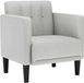 vidaXL Fauteuil met armleuningen, Wolkengrijs, Stof