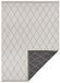 Freundin Home Collection Nora Vloerkleed voor binnen en buiten, weerbestendig, modern design, tapijt voor balkon, terras, serre, badkamertapijt, woonkamertapijt, zwart, crème, 80 x 250 cm