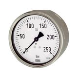 RIEGLER 102065-609 manometer, robuuste uitf., G 1/2 achter excentr., 0-40,0 bar, Ø 100, 1 st.