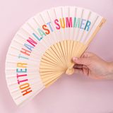 Fisura Houten waaier Hotter Than Last Summer