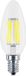 BES LED LED Lamp E14 Kaars Filament - Brinton - Helder 4W 470lm - 830 Warm Wit 3000K - C35 - CLR - Dimbaar
