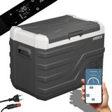 AREBOS Compressor Koelbox - Koelbox Elektrisch 12V 230 Volt - Koelbox Auto - 35L - Temperatuurregeling via APP of LCD-touchscreen
