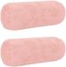 vidaXL Kussensloop Roze 2 stuks 15 x 40 cm