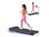 KeHot YQ N3897 Tapis de marche inclinaison 9 %, tapis roulant silencieux compact, musique Bluetooth, écran LED, tapis roulant compact sous bureau