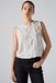 Levi's Shelby Slim mouwloze blouse - Women's - M - Wit / Tovi Dot Egret Cotton
