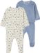 Vertbaudet 2-delige set pyjama's voor pasgeborenen in fluweel / velours