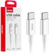 AMiO Câble USB-C vers USB-C – 60W – 200cm – Blanc