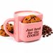 Fisura - Originele mok om cadeau te geven "Here for the cookies", roze