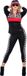 Wilbers Karnaval BV Race girl kostuum zwart - Maat L - Polyester