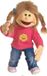 Living Puppets Handpop 65cm Caro meisjes buikspreekpop pluche