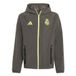 Adidas Real Madrid Trainingsjas Tiro 25 Competition Vis Tech Travel - Utility Grey/half Bevroren Geel Kids - maat 176 cm