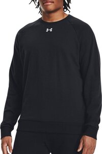 Under Armour UA Rival Fleece Crew Heren Trui - Zwart - Maat M