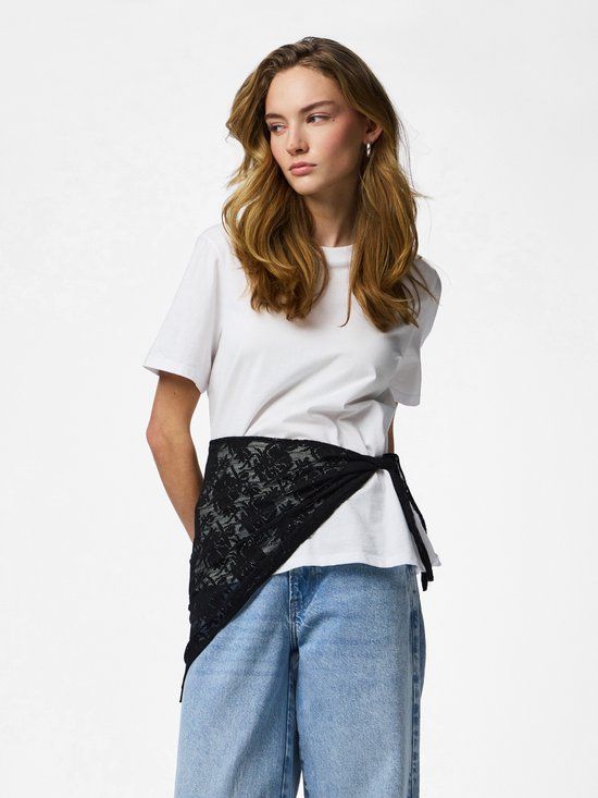 PIECES PCGAMILLA TRIANGLE 5-1 SCARF BC Zwart Polyester
