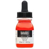 Liquitex Professional Acrylverf, fles met pipet, 30 ml, fluorescerend rood