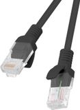 Lanberg Câble Patchcord UTP Cat.5E 0,25 m Noir