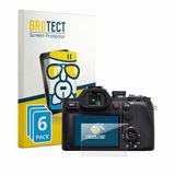 BROTECT Screenprotector 6 Stuks voor Sony Cyber-Shot DSC-RX10 V Beschermglas transparant