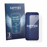 Savvies 3 Stuks Screenprotector - Geschikt voor Oppo Reno 16 FS - Beschermfolie Glas Transparant