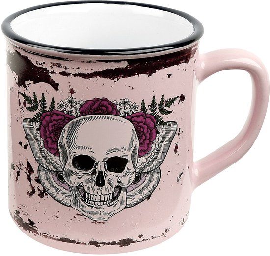 skull GEDA Labels GmbH Skull Lady Skull Unisex Kop - meerkleurig
