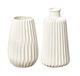 Boltze Vase - Set (2 pièces), blanc, H17cm