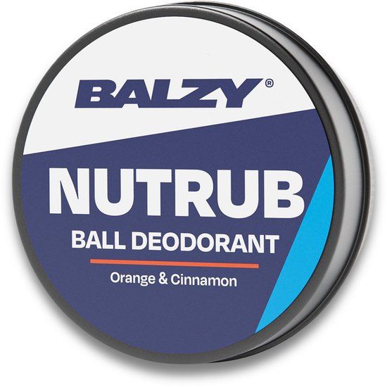 BALZY® NutRub® Orange & Cinnamon – Natuurlijke Ball Deodorant voor Mannen