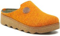 Rohde Dames Foggia-D Clog Pantoffel Vilt PU Zool 6122 21 Geel