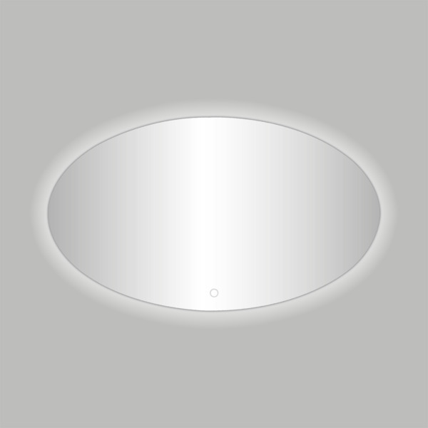 Best Design Divo ovale spiegel incl.led verlichting 80x60cm 4010190