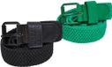 Urban Classics Elastic Set Kinder riem - S/M - Zwart/Groen