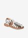 VERTBAUDET Leren kindersandalen kleutercollectie zilver